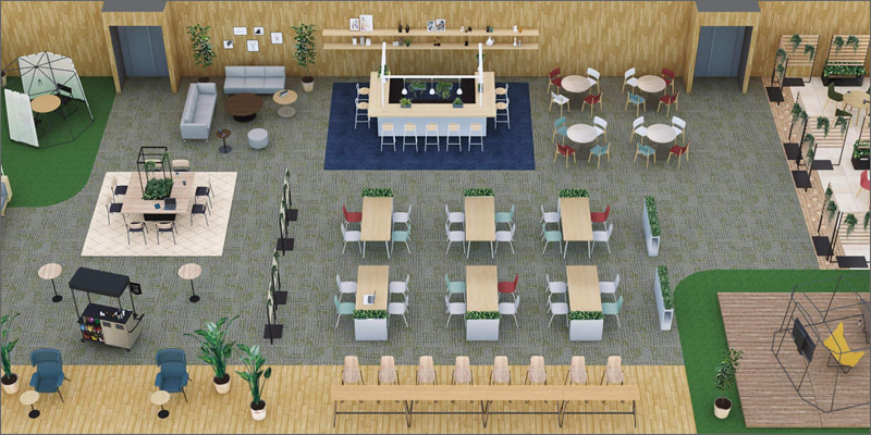 オフィスレイアウト トレンドのイメージ画像