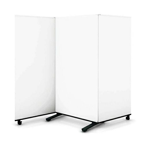 コクヨ ホワイトボードスクリーン 両面ホワイト板面タイプ 3連 H1800