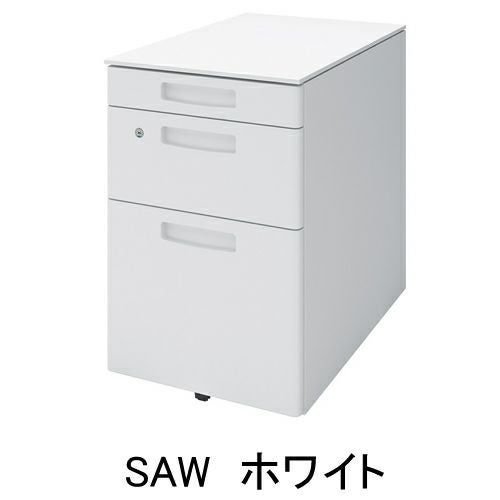 コクヨ インベント（INVENT） ワゴン 3段（V3）引き出し W395 D602