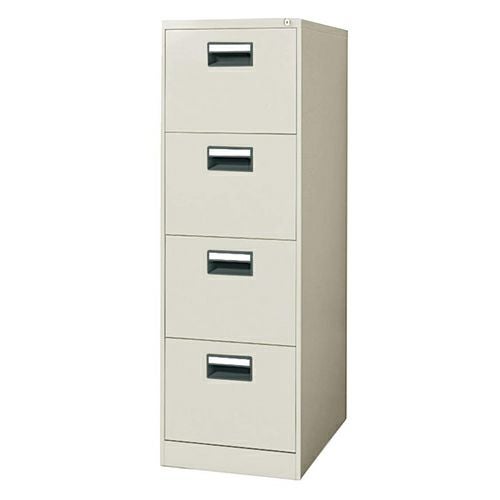 コクヨ ファイリングキャビネット B4サイズ引き出しタイプ・4段 W458