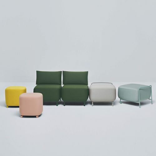 コクヨ エニーソファー（Any Sofa） スツール 布張り G21S オリーブ